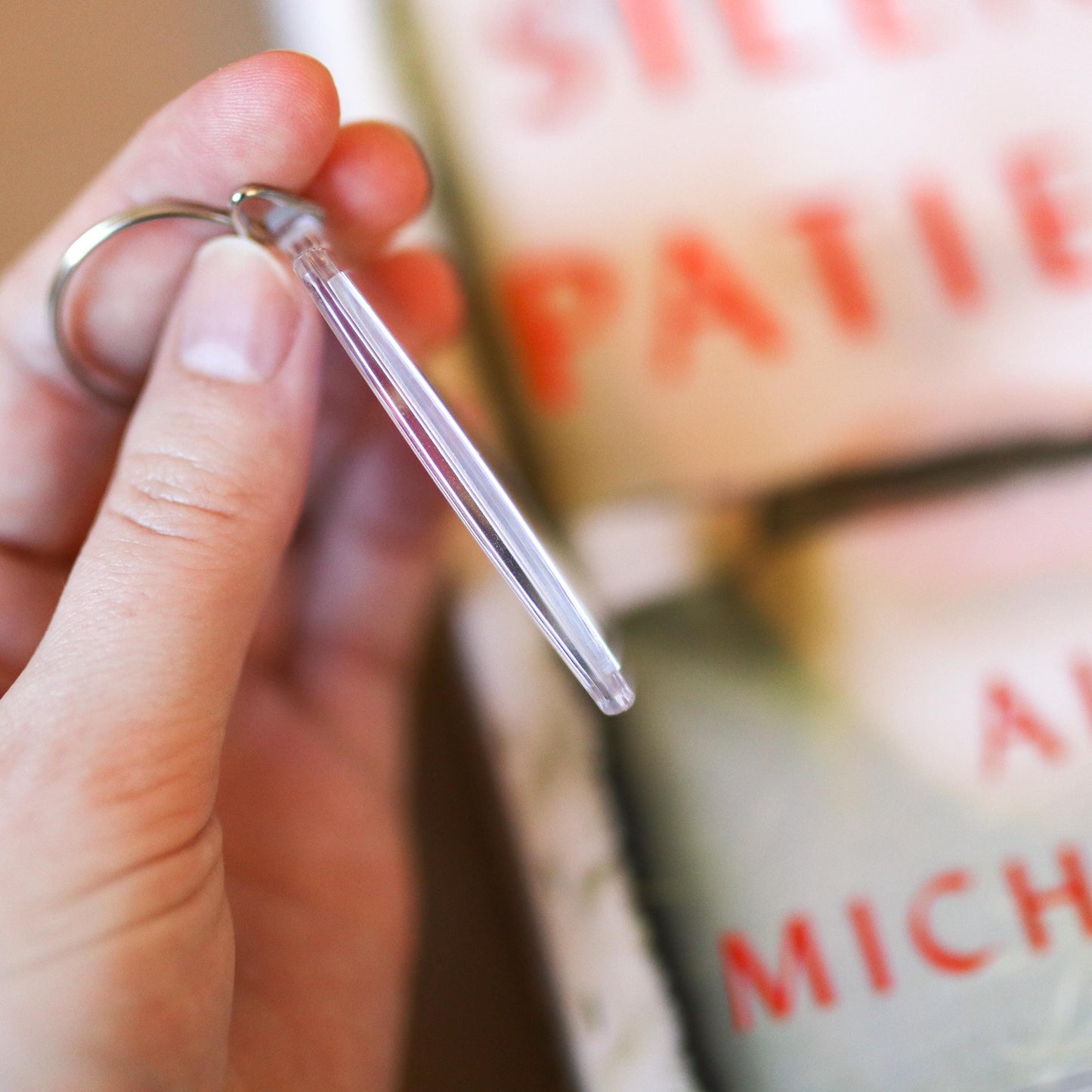 CUSTOM Mini Book Keychains | reading tracker, tiny book stickers, customizable books, book lover gift, small novels, choose your own