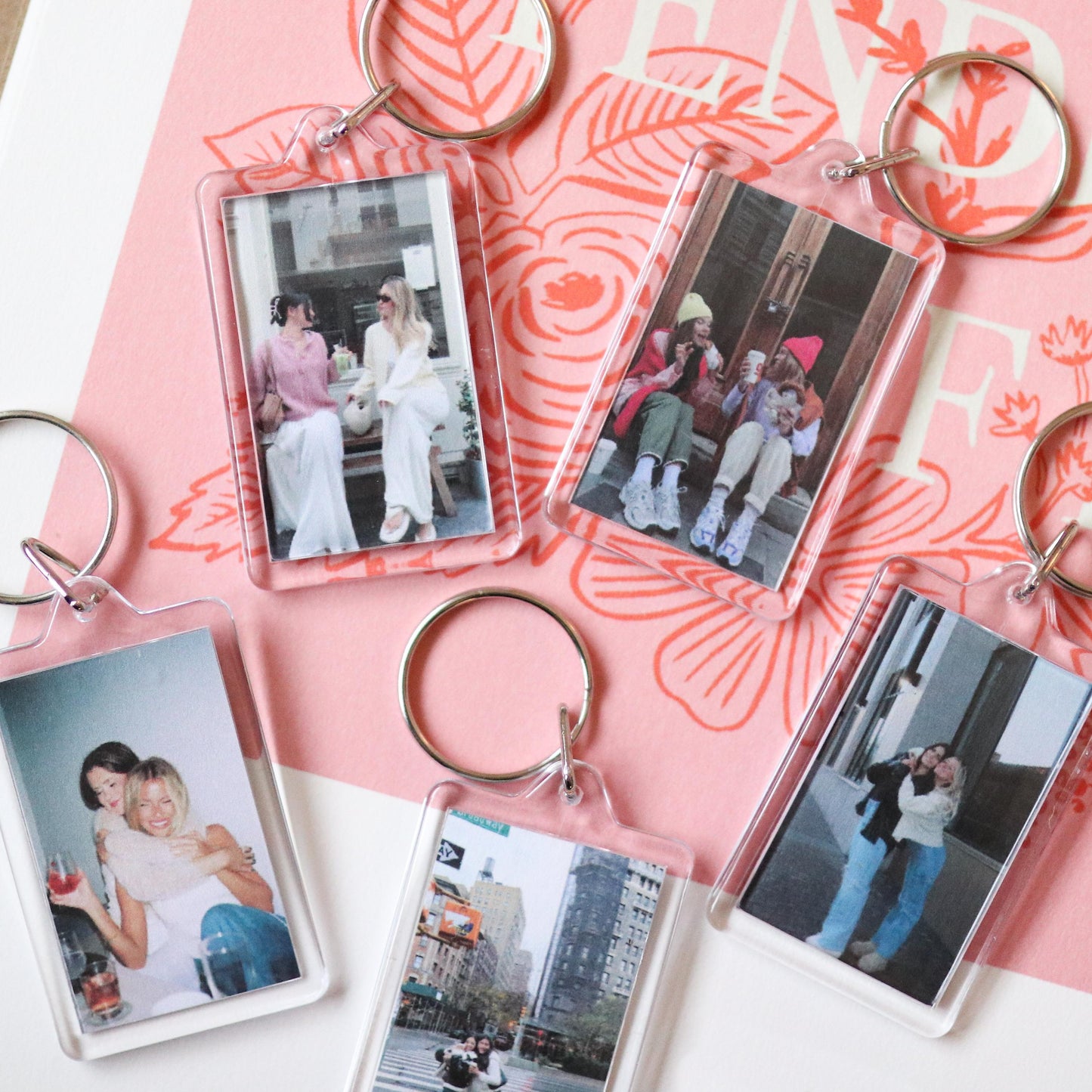 CUSTOM Bridesmaid Photo Keychains | bachelorette, bach gift, cute, bridal gift, couple, custom gift idea, choose your own, photo, wedding