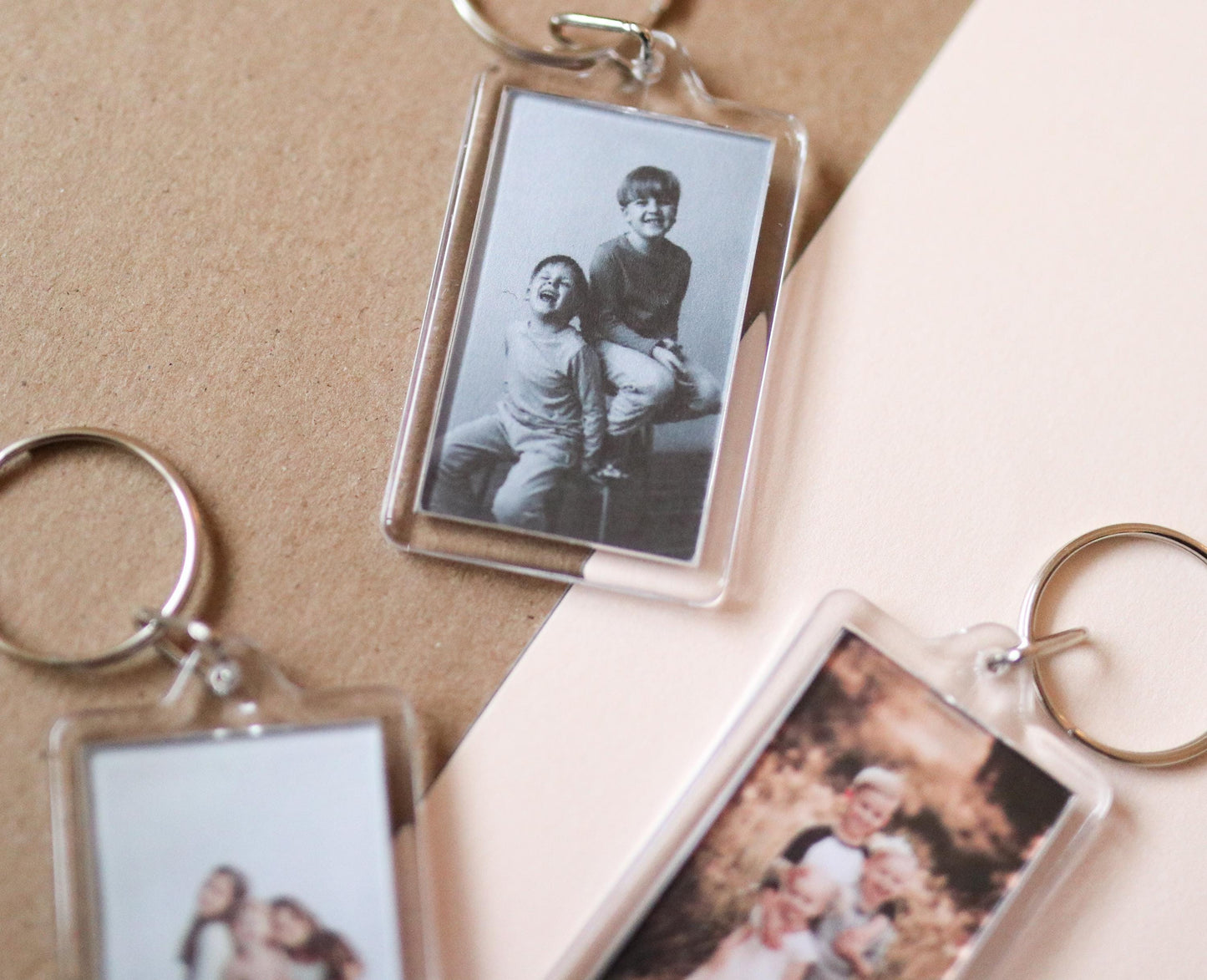 CUSTOM Kids' Photo Keychains | sentimental, nostalgic, keepsake cute, custom gift idea, choose your own, photo gift, mom, mothers day, dad