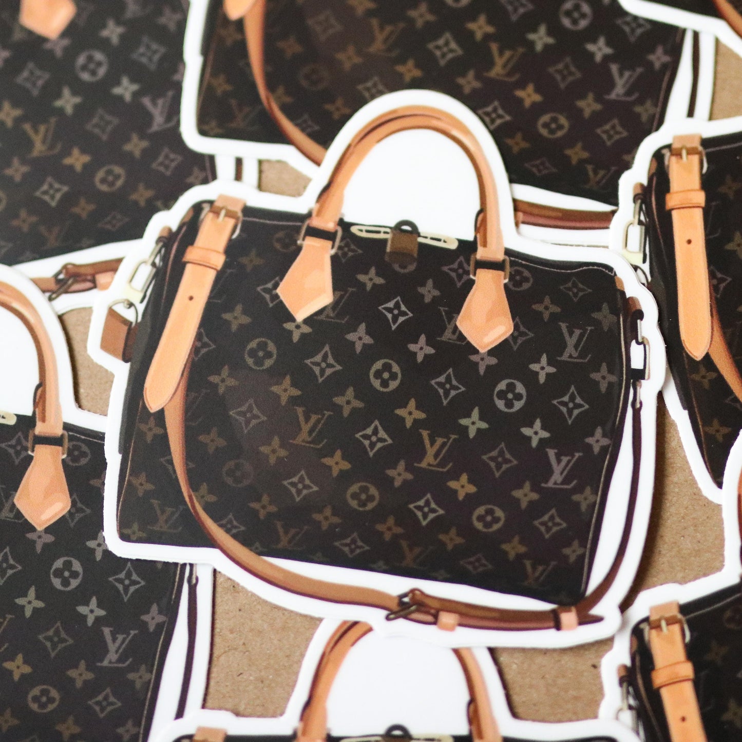 Designer Bag Purse Sticker | gift idea, laptop decal planner, Waterproof Hydro flask, luxury