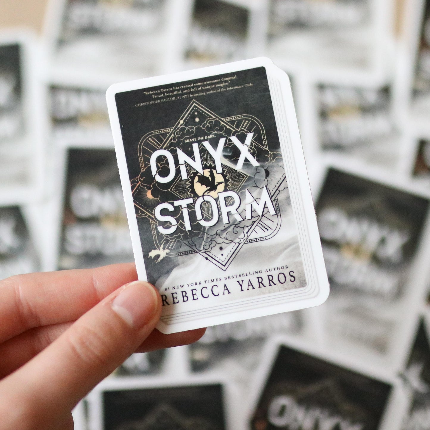 Fourth Wing Series Book Stickers (set of 3 stickers) | gift laptop waterproof booktok book lover reader iron flame fantasy onyx storm
