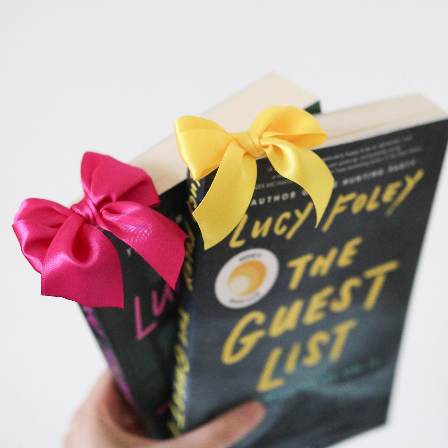 Cute Bow Bookmark | 42 colour options, girly, booktok, reader, bookworm, book lover, book mark, romance. thriller, fantasy fiction, paper