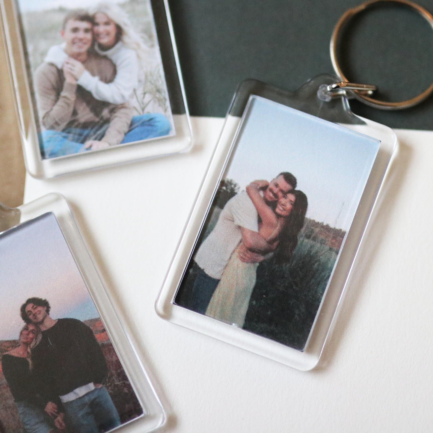 CUSTOM Couple Photo Keychains | wedding, anniversary gift, cute, mrs mr, bridal gift, couple, custom gift idea, choose your own, photo gift