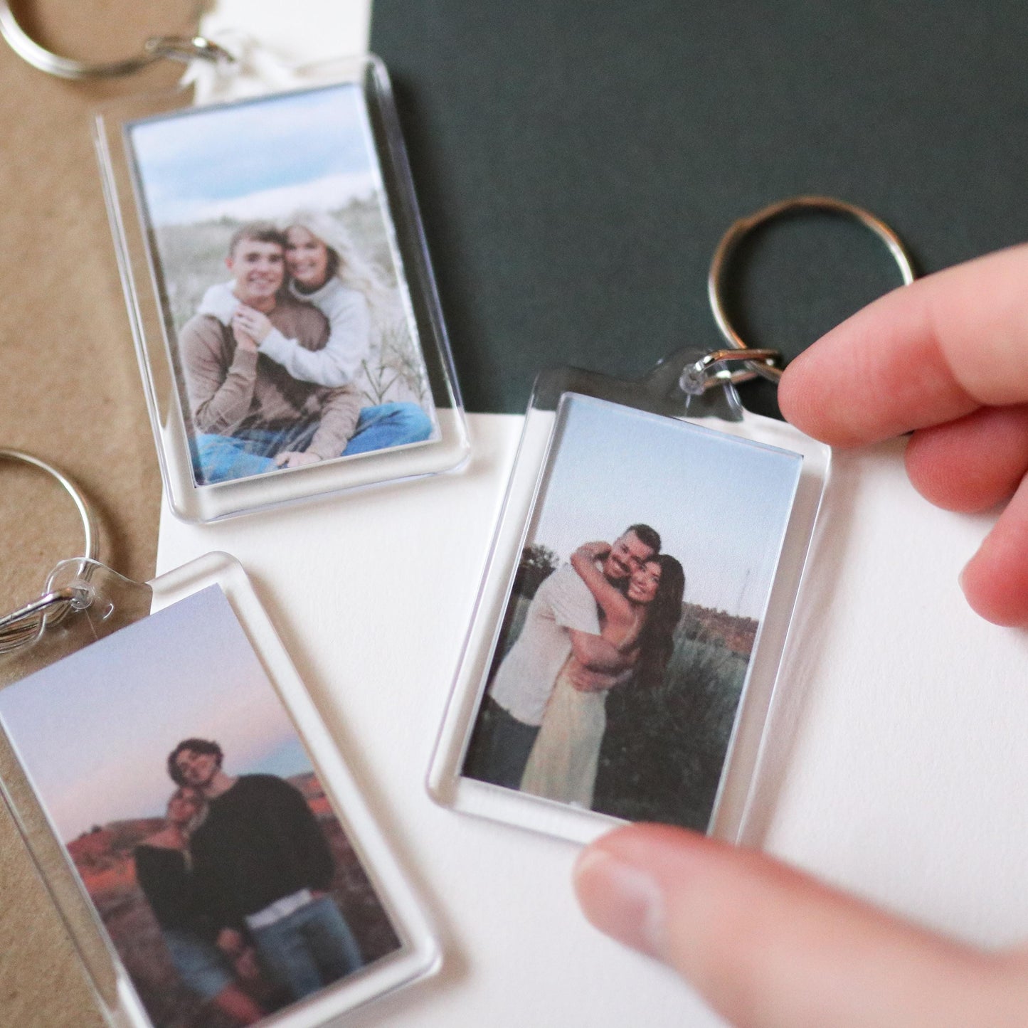 CUSTOM Couple Photo Keychains | wedding, anniversary gift, cute, mrs mr, bridal gift, couple, custom gift idea, choose your own, photo gift