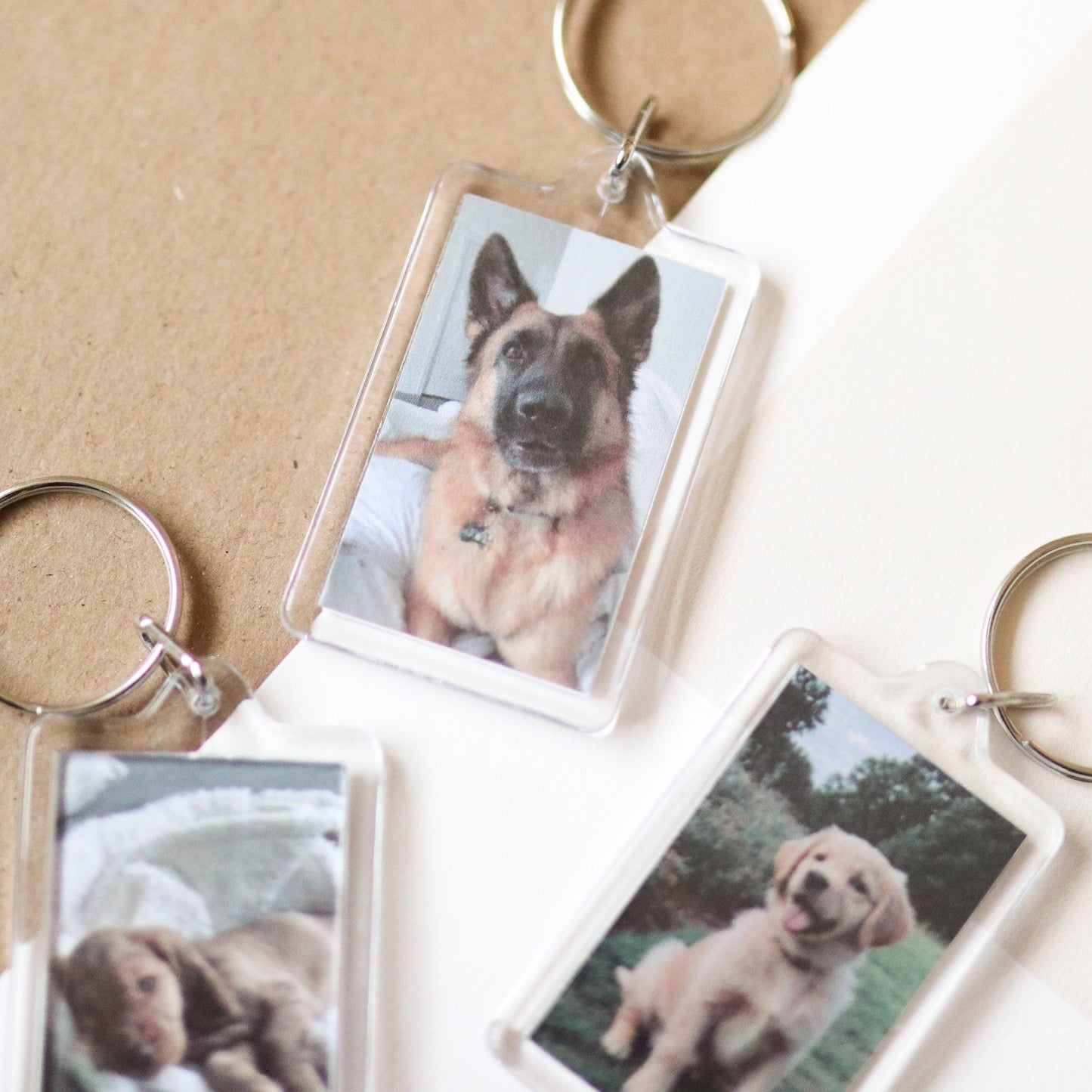 CUSTOM Pet Photo Keychains | cute, pet, dog lover, cat lover, custom gift idea, choose your own, photo gift