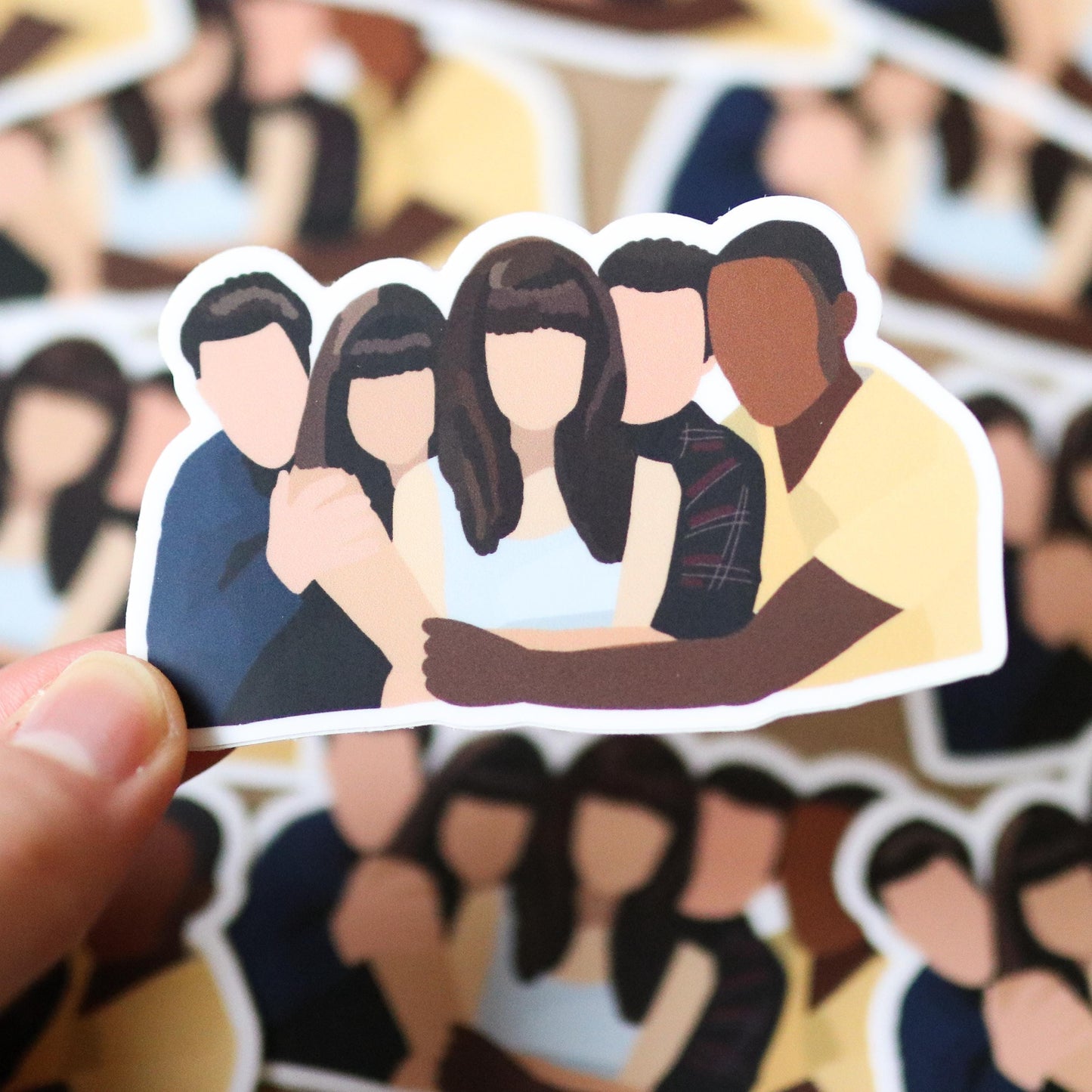 TV Show Sticker | gift idea, laptop decal planner, Waterproof Hydro flask, jess, new girl