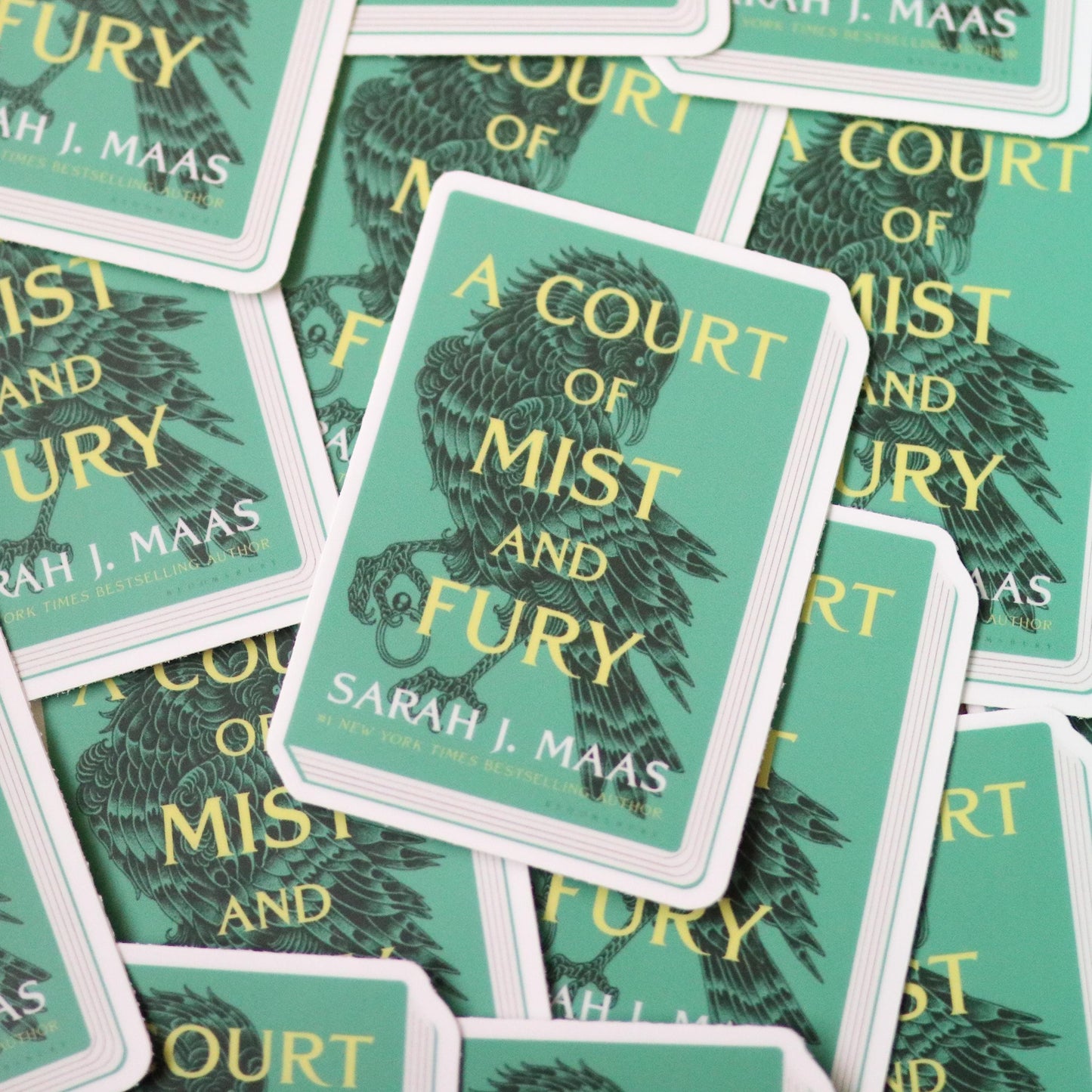 ACOMAF Book Sticker | a court of mist and fury gift laptop decal waterproof book lover, reader bookworm aesthetic fantasy sara j maas