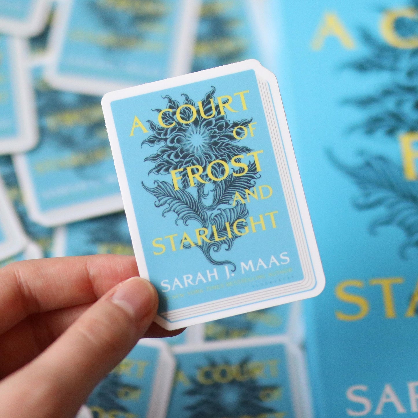 ACOTAR Book Series Stickers (set of 5 stickers) | a court of thorns and roses gift waterproof, reader bookworm aesthetic fantasy sara j maas