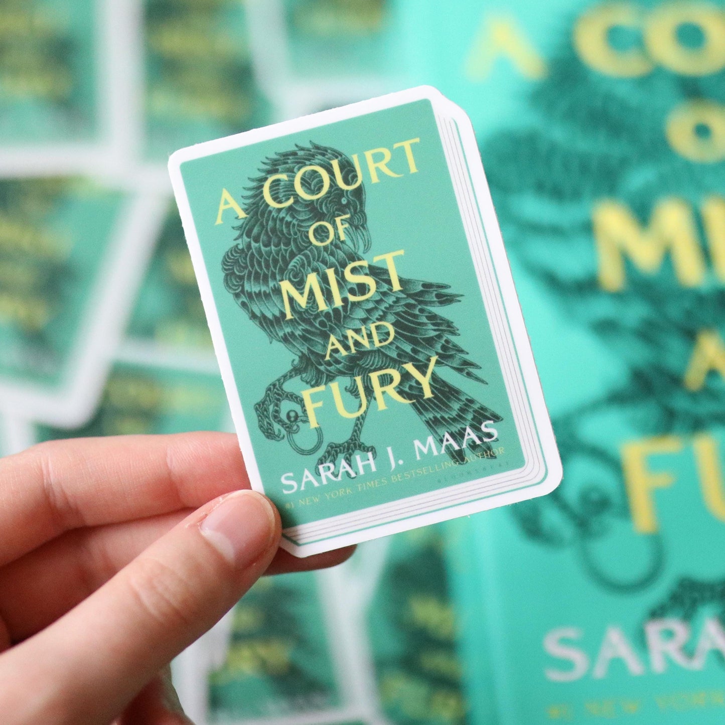 ACOTAR Book Series Stickers (set of 5 stickers) | a court of thorns and roses gift waterproof, reader bookworm aesthetic fantasy sara j maas