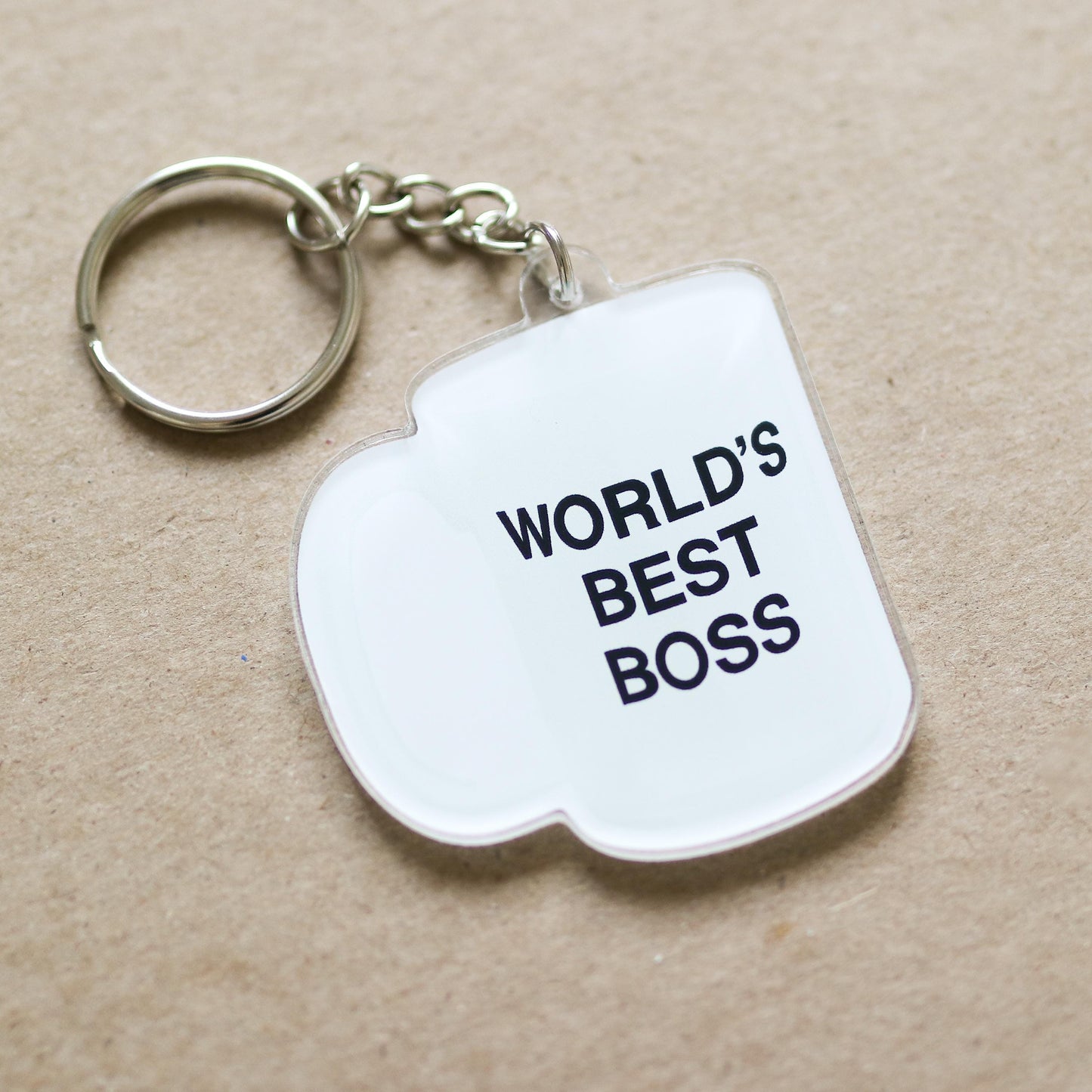 Best Boss Acrylic Keychain