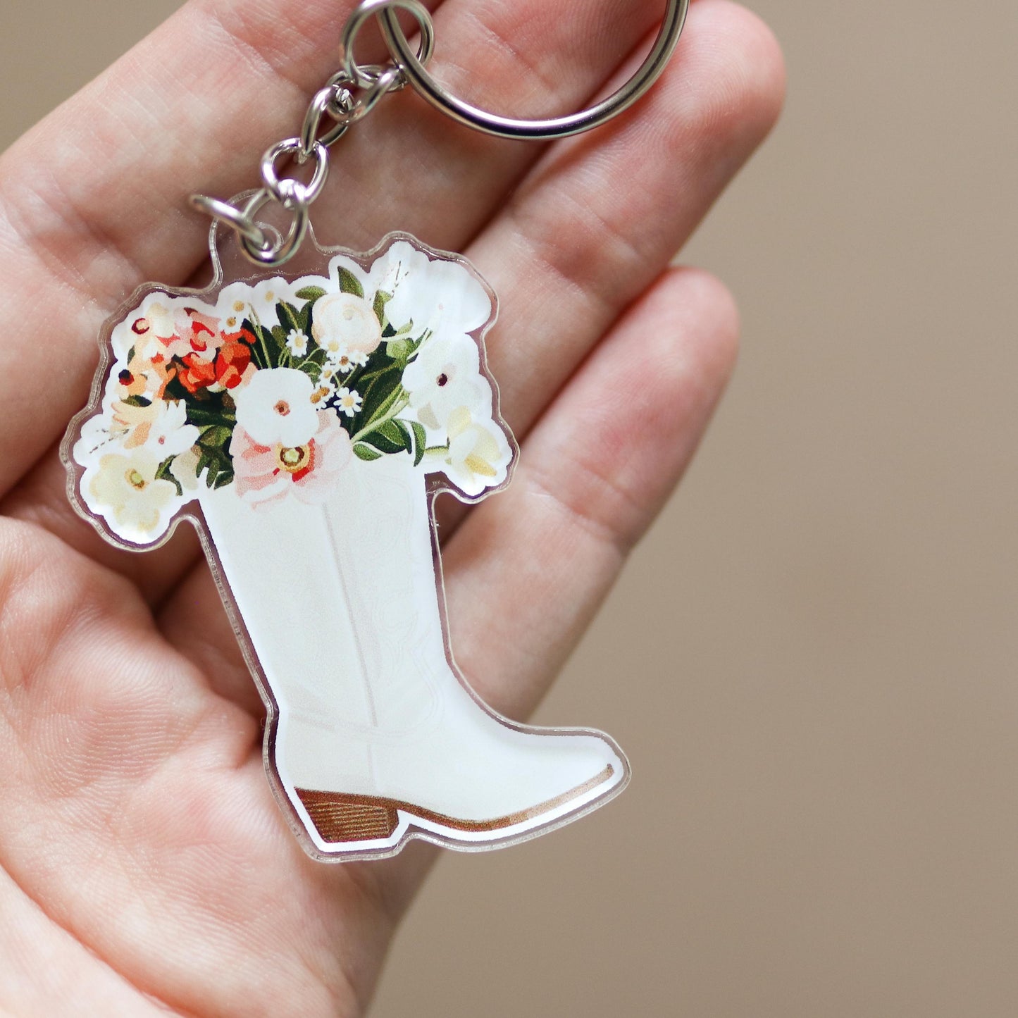 Boot Acrylic Keychain