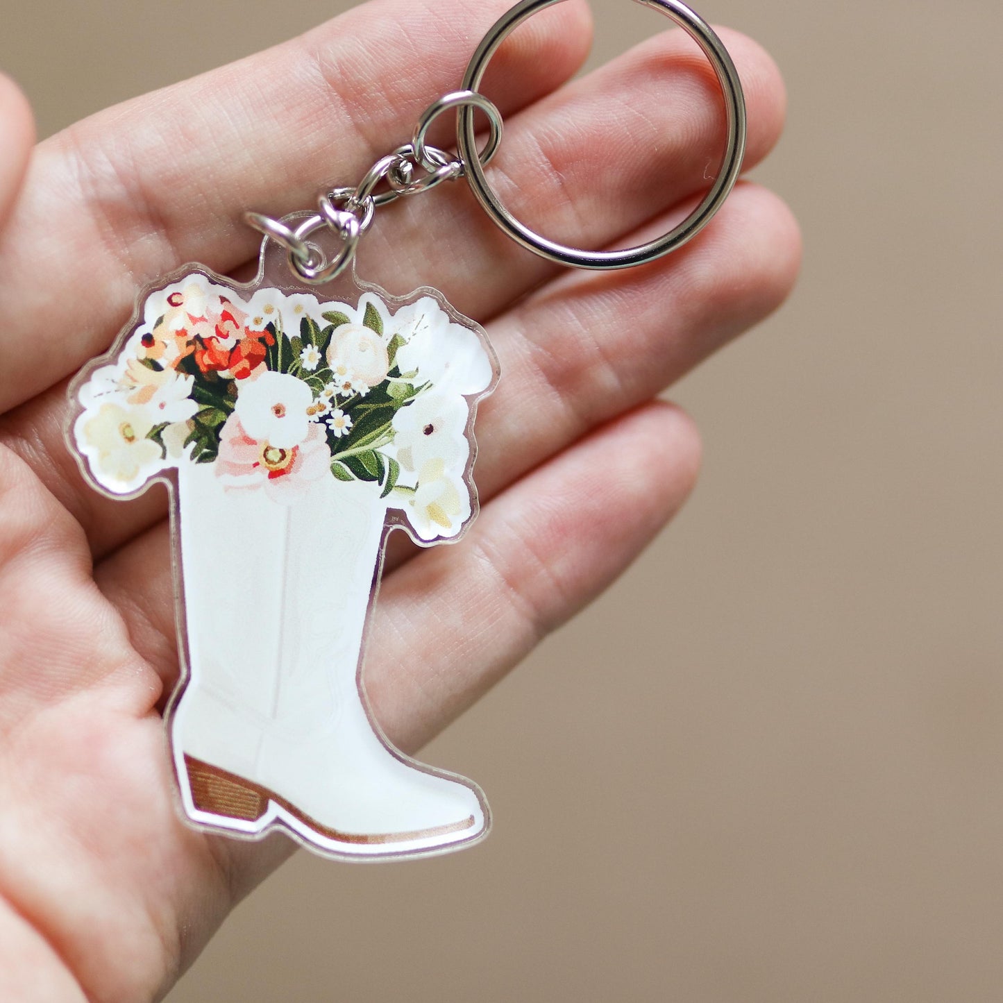 Boot Acrylic Keychain