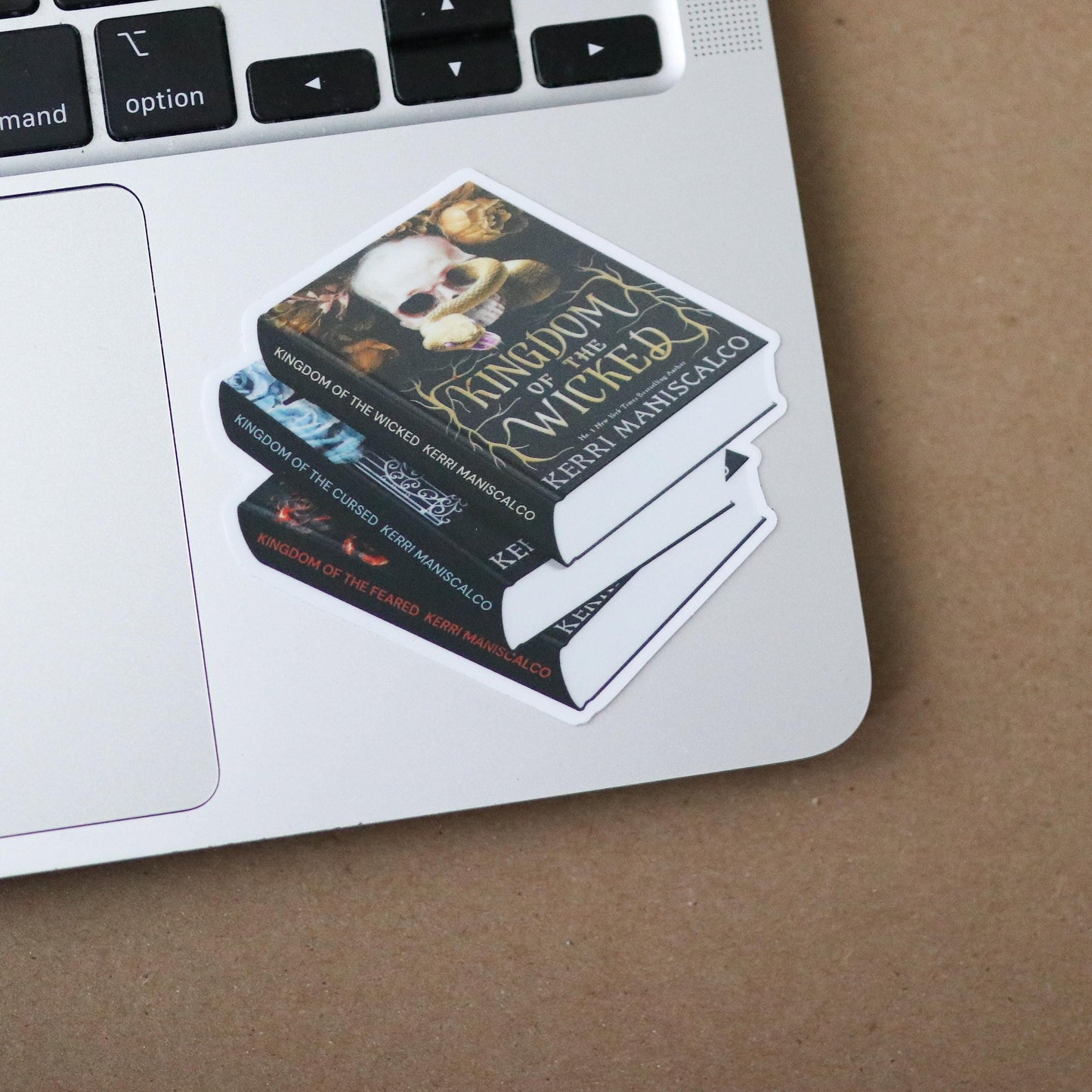 Kingdom of the Wicked Series Book Stack Sticker