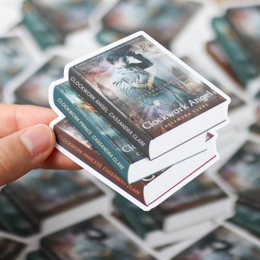 The Infernal Devices Book Stack Sticker