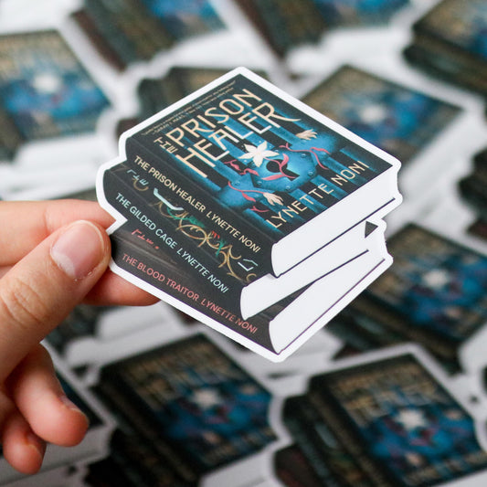 The Prison Healer Book Stack Sticker