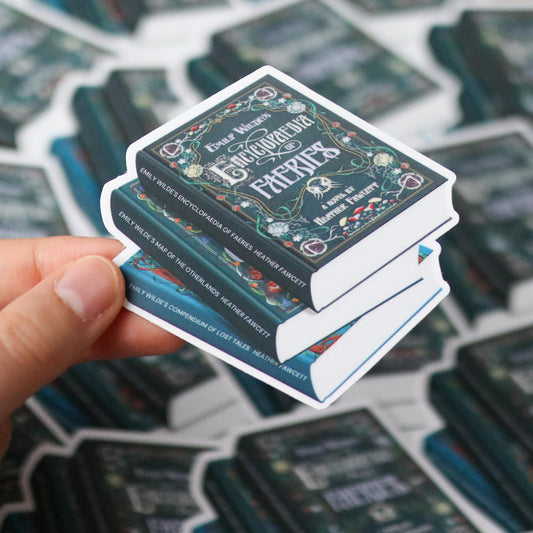Emily Wilde Book Stack Sticker