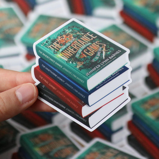 The Inheritance Games Book Stack Sticker