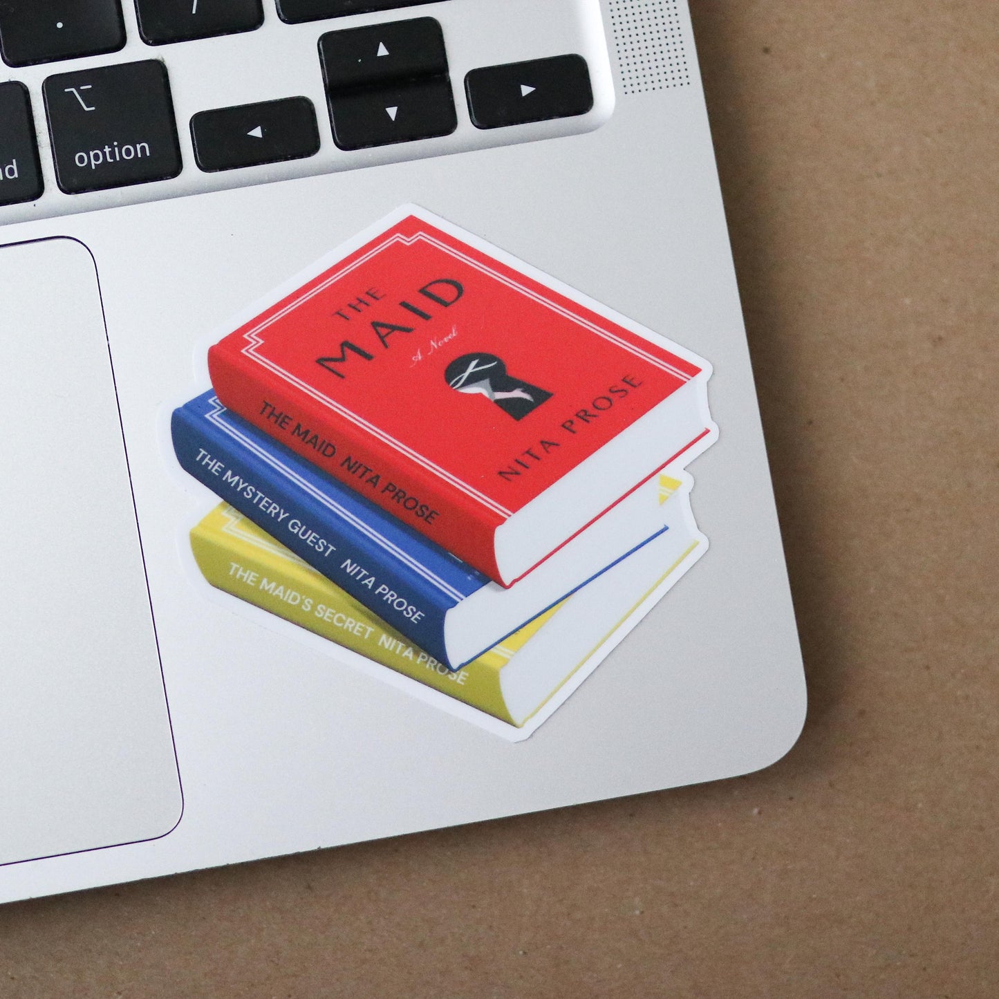 Molly the Maid Book Stack Sticker