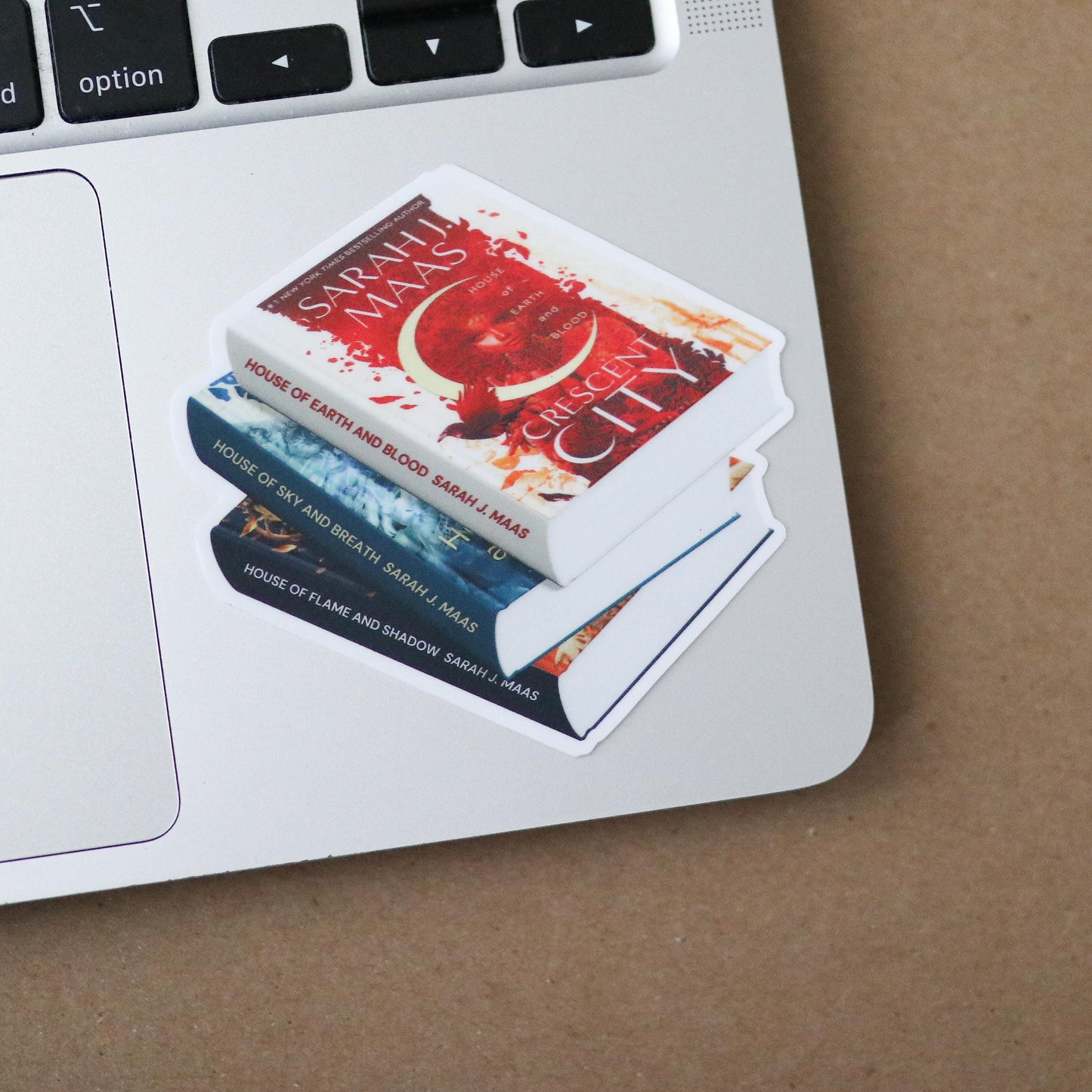 Crescent City Book Stack Sticker