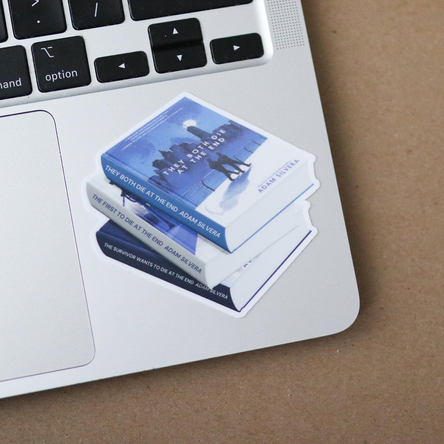 They Both Die at the End Book Stack Sticker