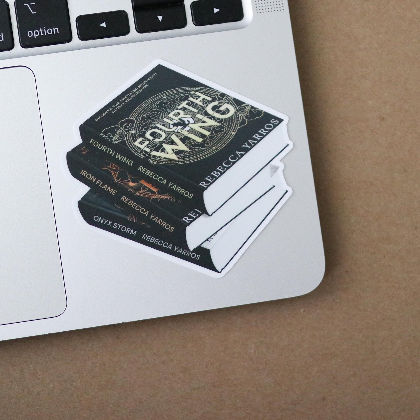 Special Edition Fourth Wing Book Stack Sticker