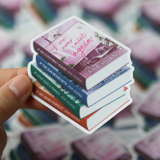 If We Ever Meet Again Book Stack Sticker