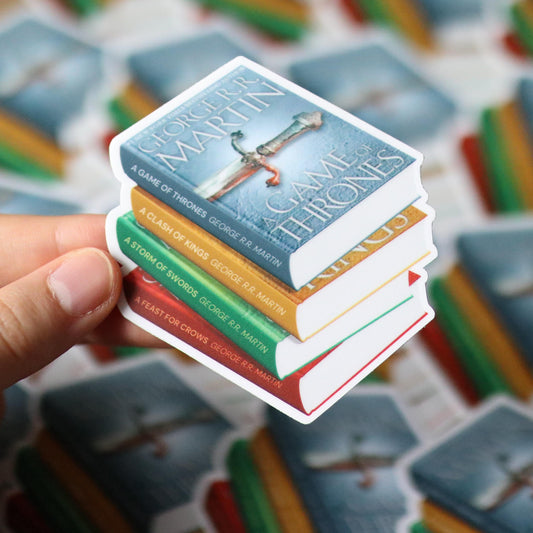 Game of Thrones Book Stack Sticker