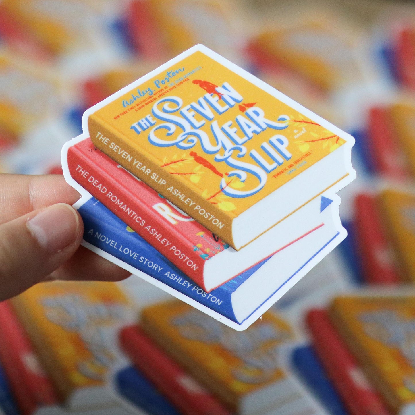 Ashley Poston Book Stack Sticker