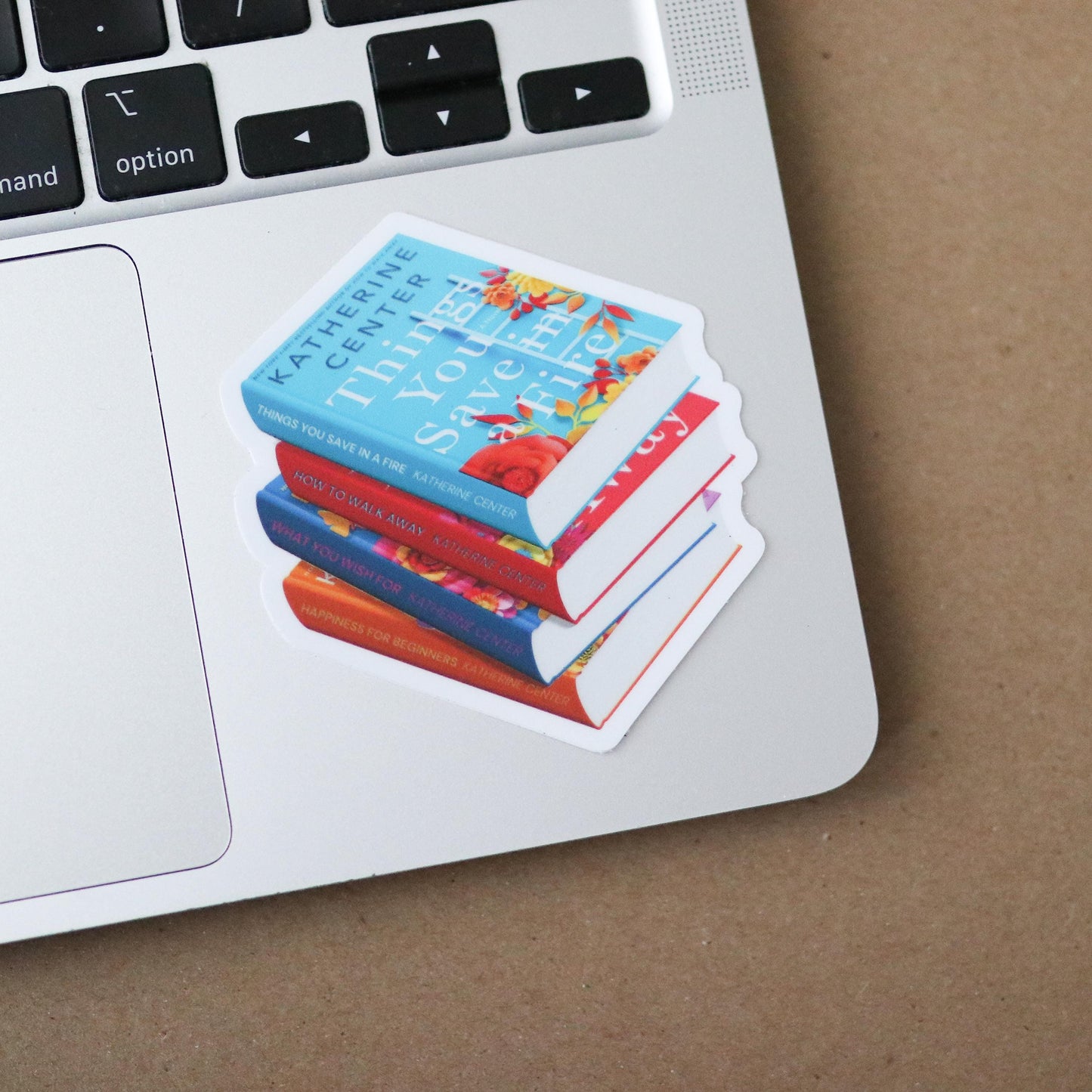 Katherine Center Book Stack Sticker