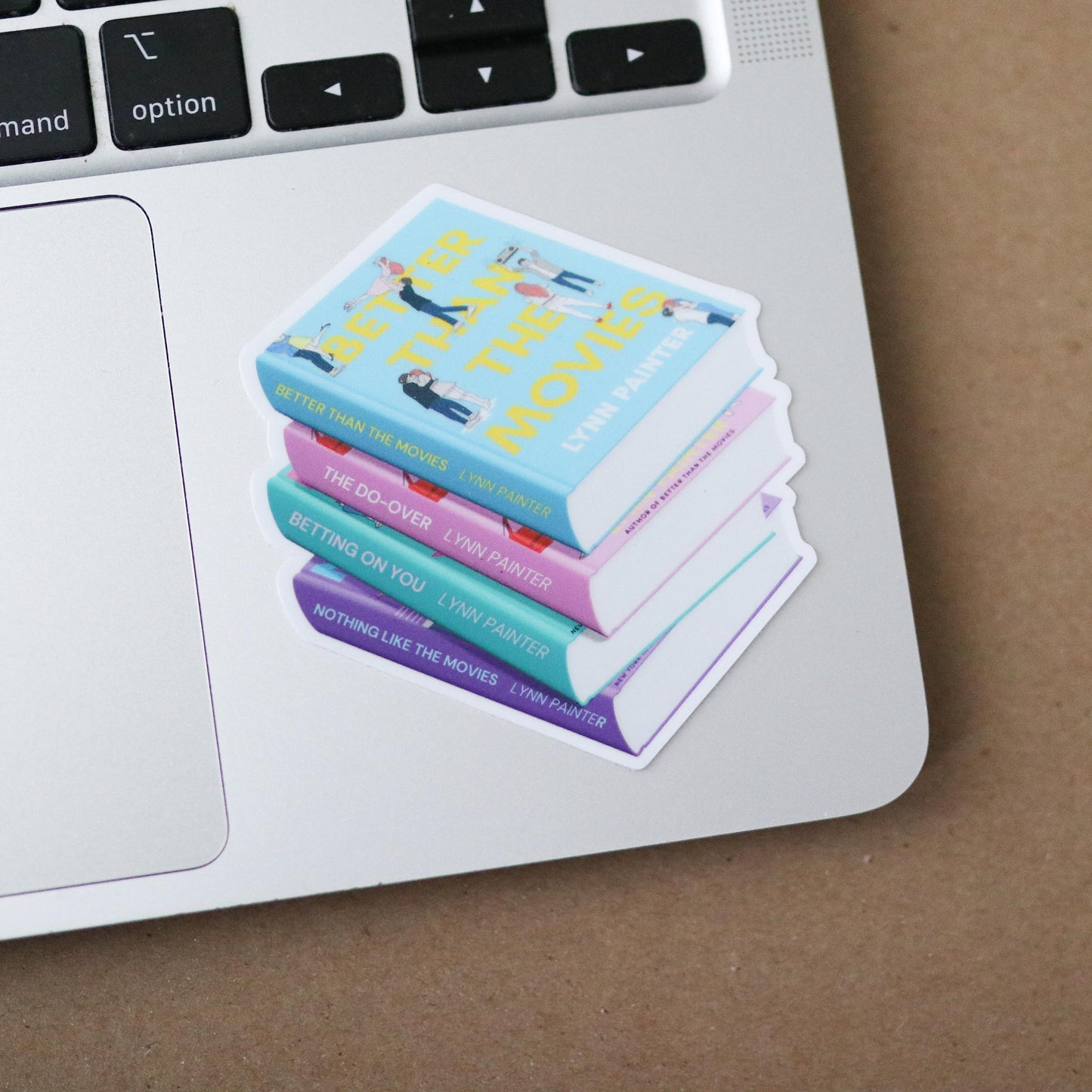 Lynn Painter Book Stack Sticker