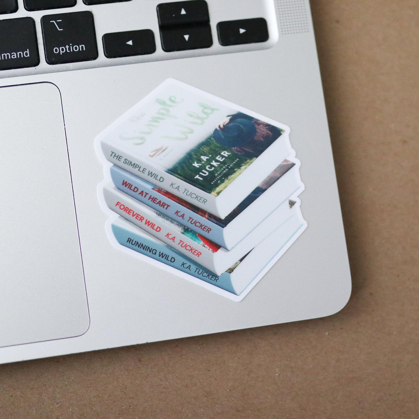 The Simple Wild Book Stack Sticker