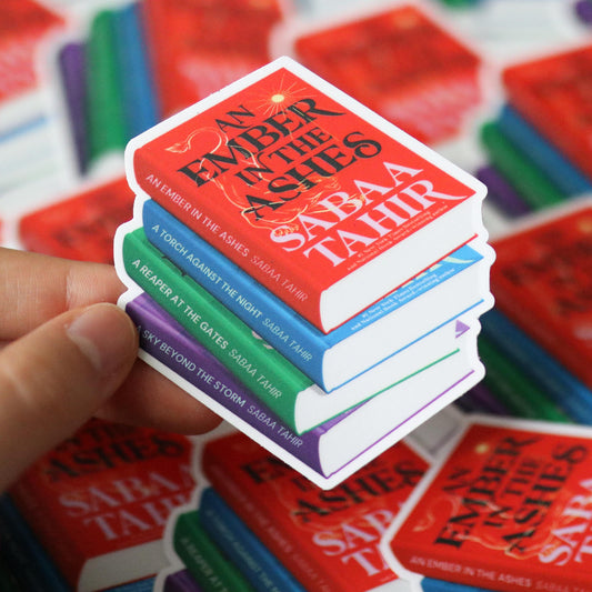 An Ember in the Ashes Book Stack Sticker