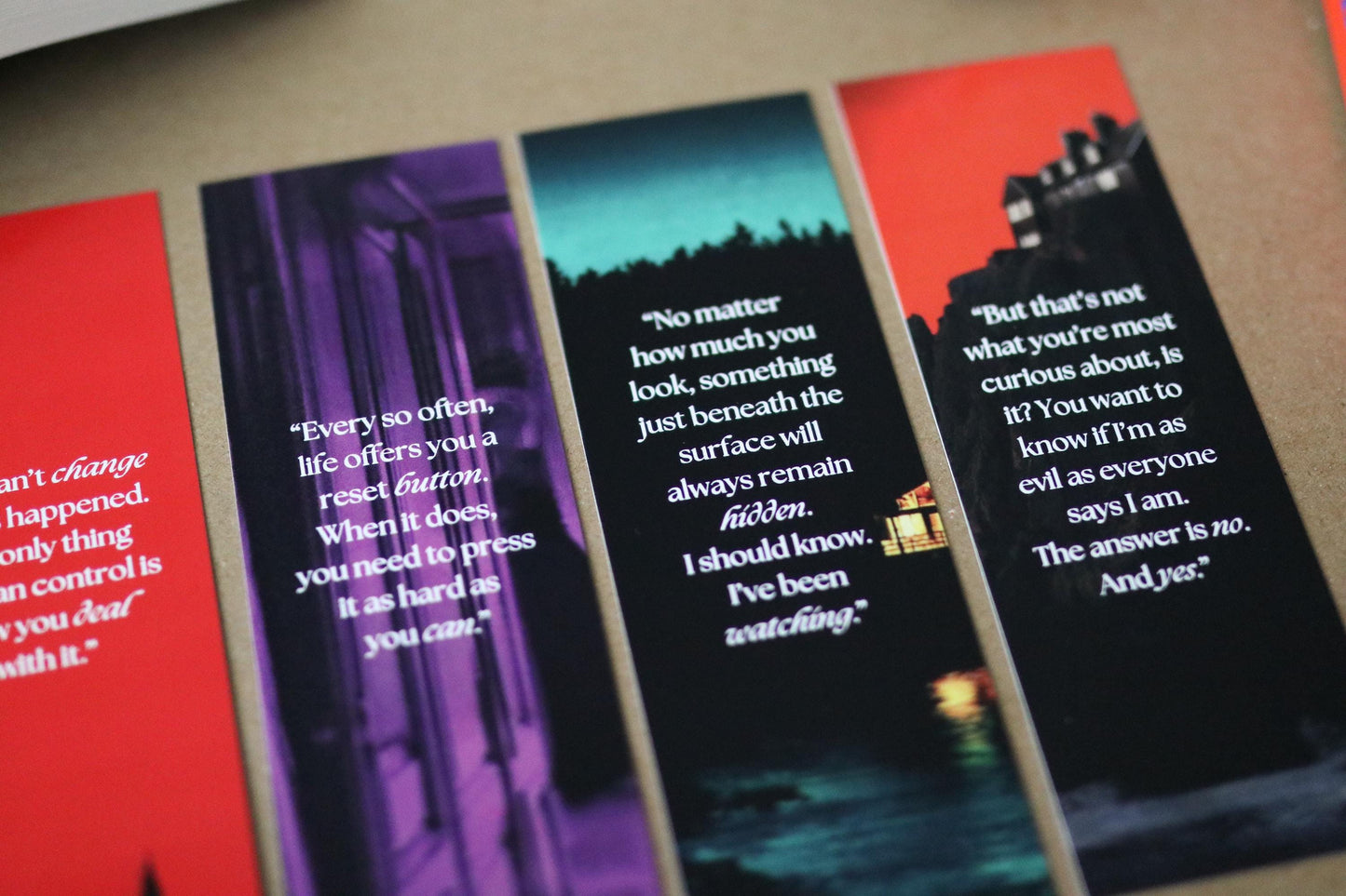 Riley Sager Inspired Bookmarks