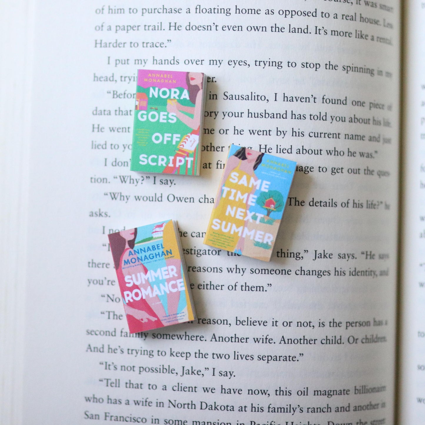 Handmade MINI Nora Goes Off Script Books (set of 3 mini books)