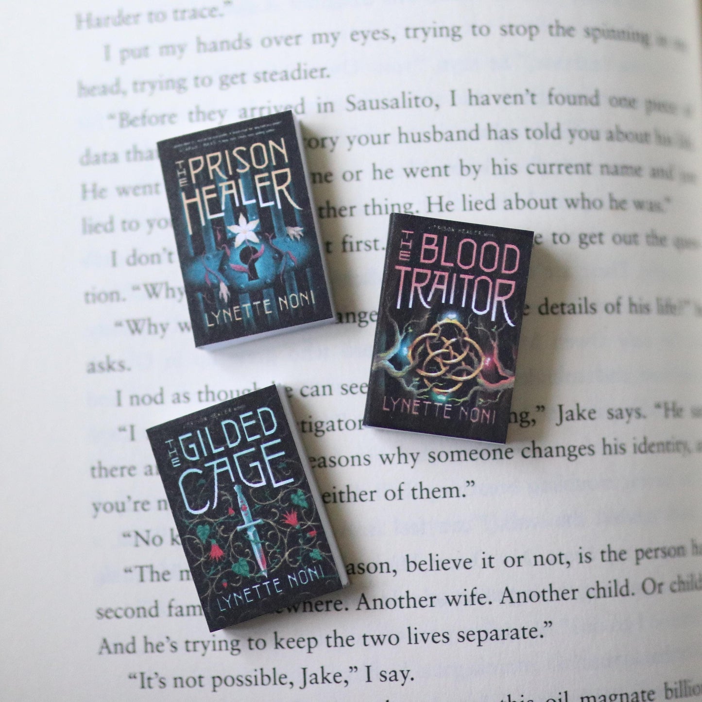 Handmade MINI The Prison Healer Books (set of 3 mini books)