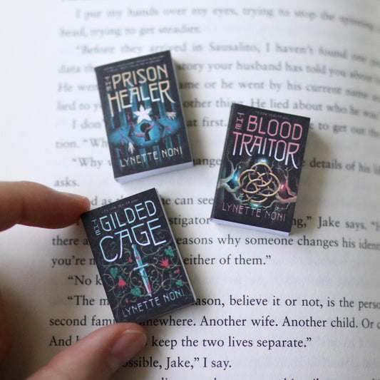 Handmade MINI The Prison Healer Books (set of 3 mini books)
