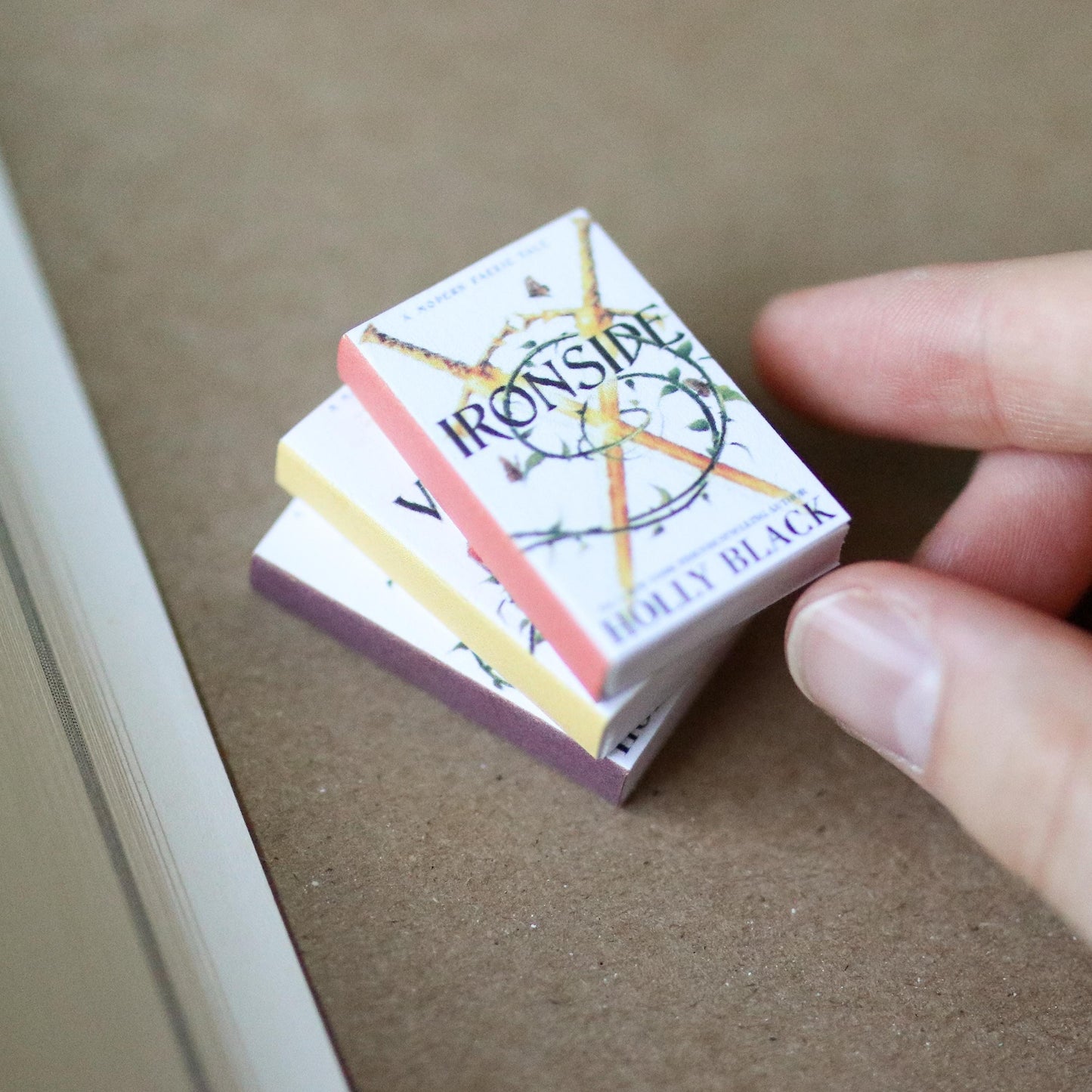 Handmade MINI Modern Faerie Tales Books (set of 3 mini books)