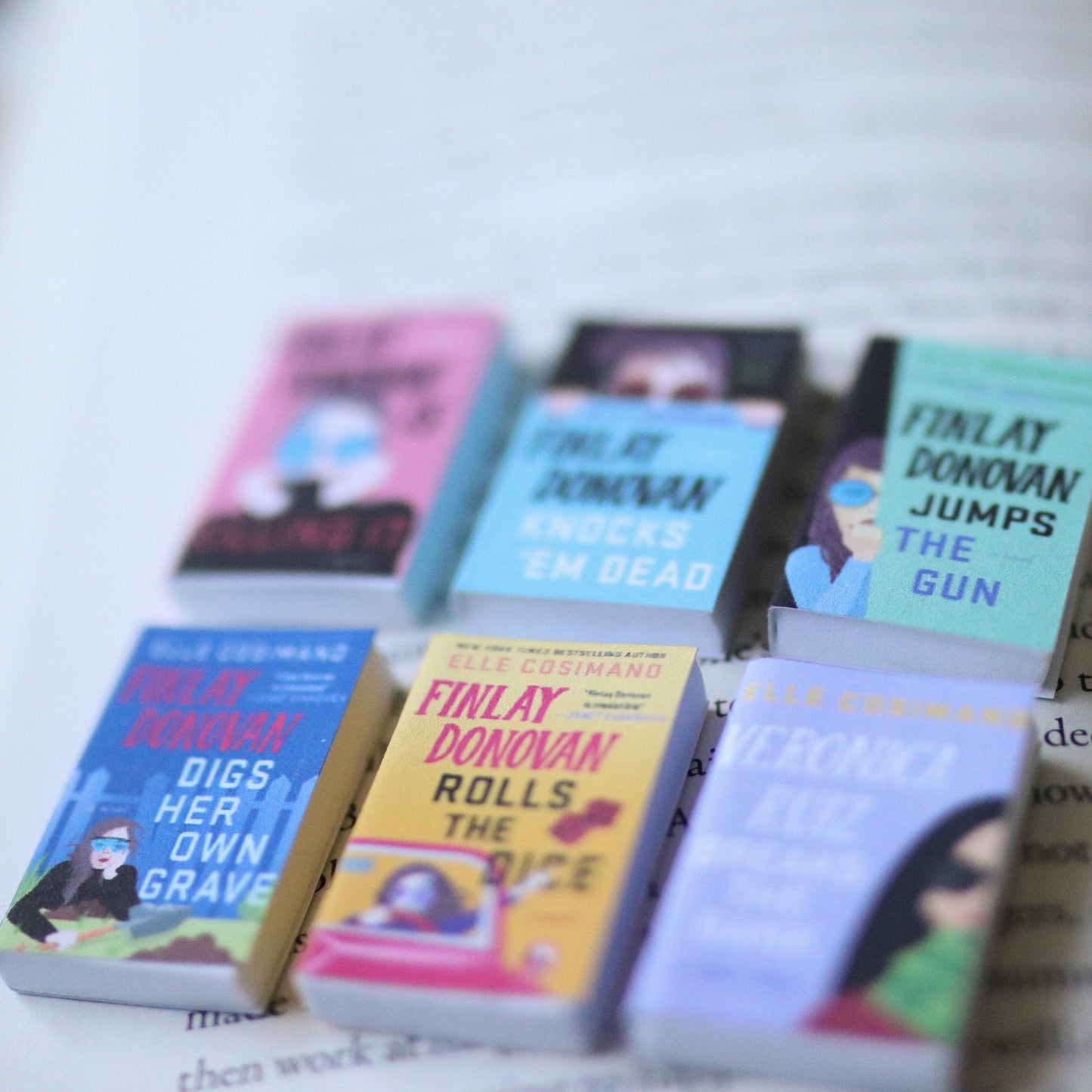 Handmade MINI Finlay Donovan Is Killing It Series Books (set of 6 mini books)