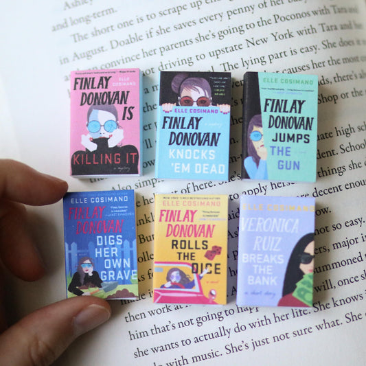Handmade MINI Finlay Donovan Is Killing It Series Books (set of 6 mini books)