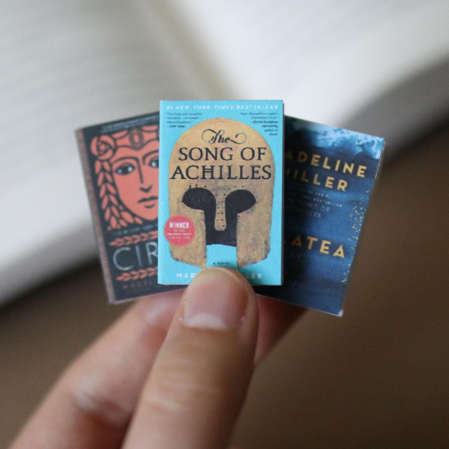 Handmade MINI Madeline Miller Books (set of 3 mini books)