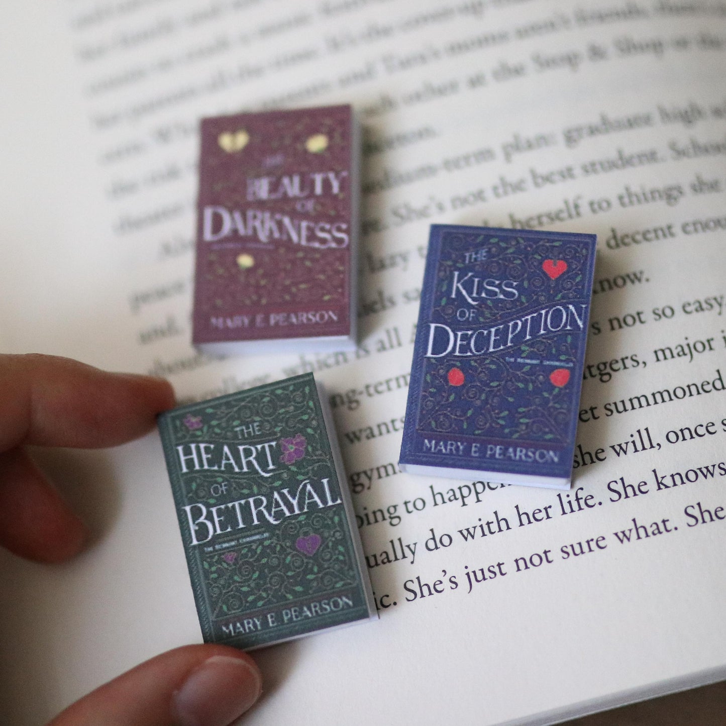 Handmade MINI The Remnant Chronicles Books (set of 3 mini books)