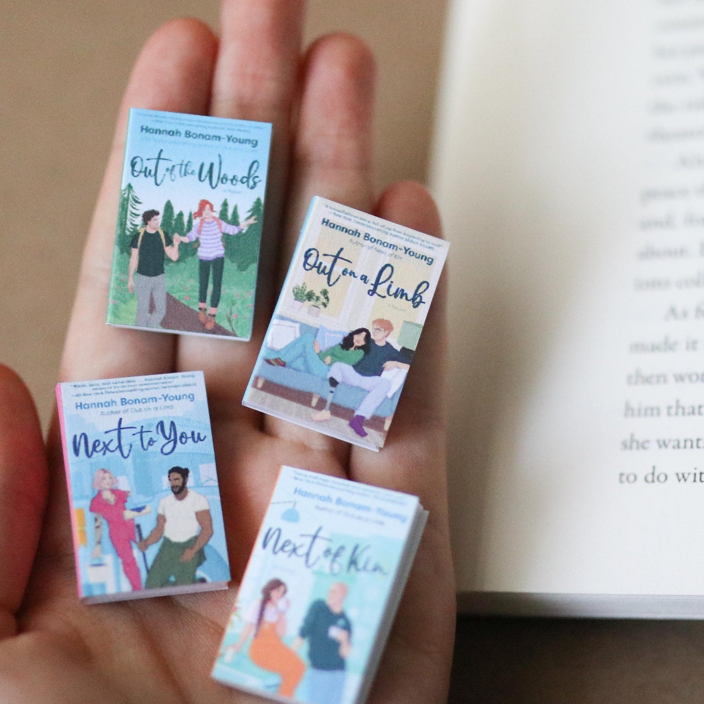 Handmade MINI Out on a Limb Series Books (set of 4 mini books)