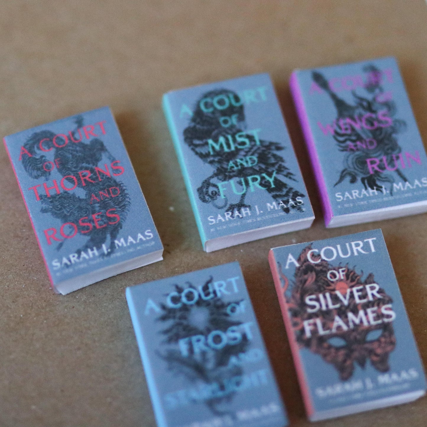 Handmade MINI Special edition Sarah J Maas Books (set of 5 mini books)