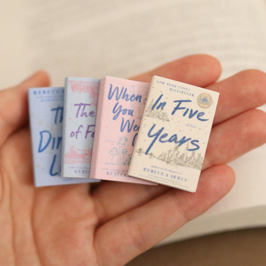 Handmade MINI Rebecca Serle Books (set of 4 mini books)