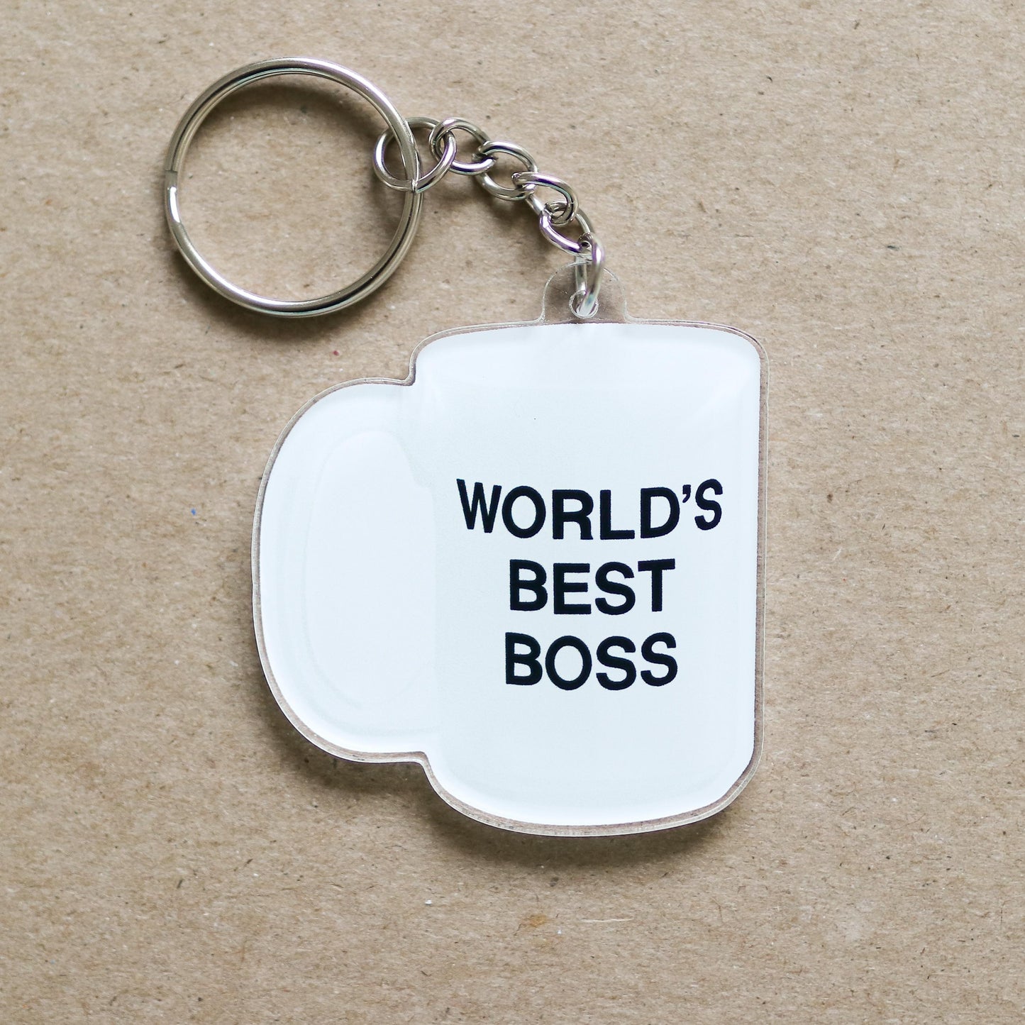 Best Boss Acrylic Keychain