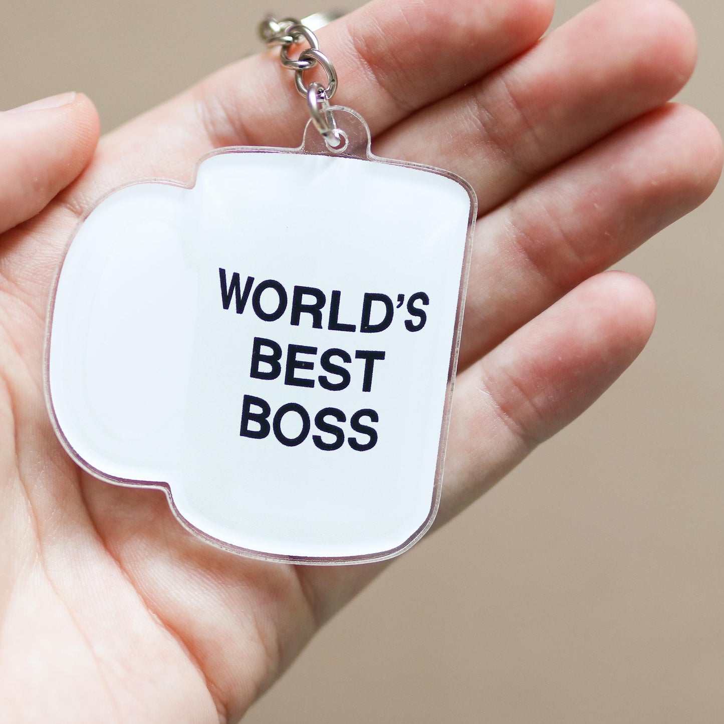 Best Boss Acrylic Keychain