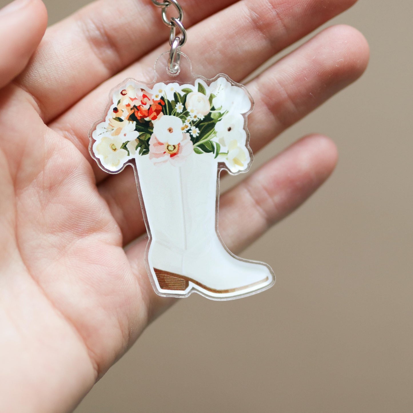 Boot Acrylic Keychain