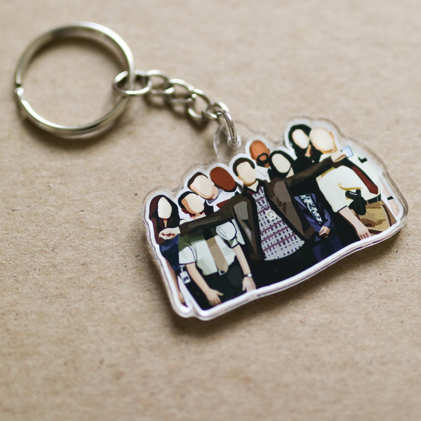 Brooklyn TV Show Characters Acrylic Keychain