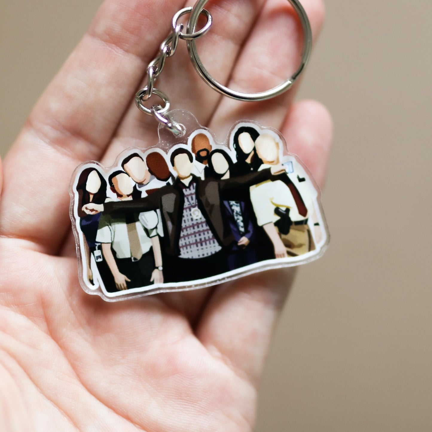 Brooklyn TV Show Characters Acrylic Keychain