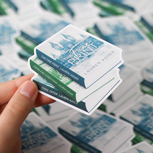 Dreamland Millionare Book Stack Sticker